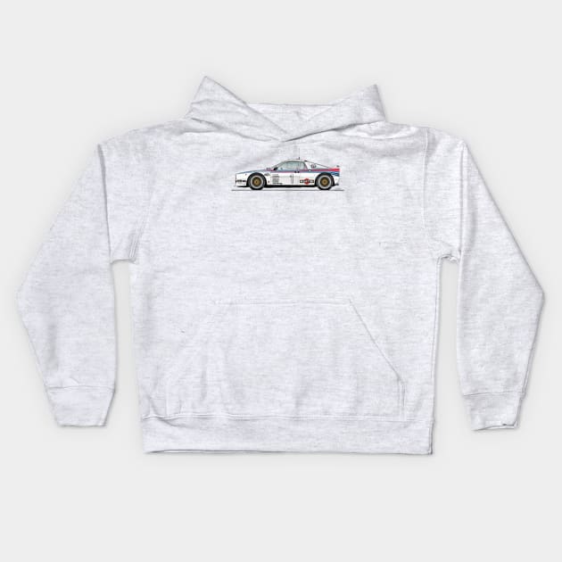 Lancia Rally 037 - Showcase Kids Hoodie by Vanillah